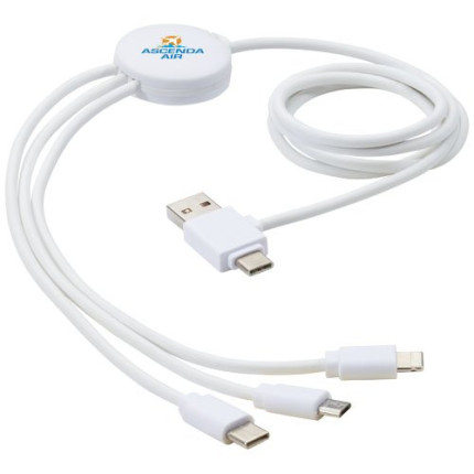 Cavo di ricarica 5 in 1 con additivo antibatterico Pure
