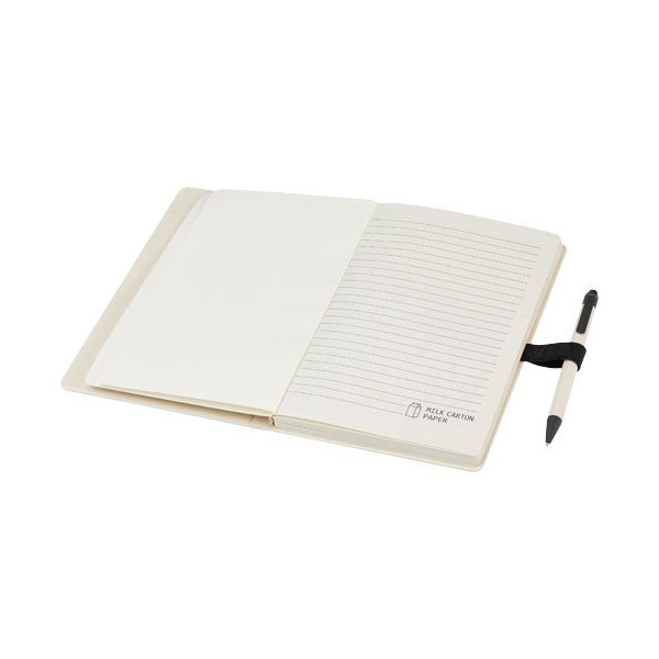Set blocco note formato A5 e penna a sfera...