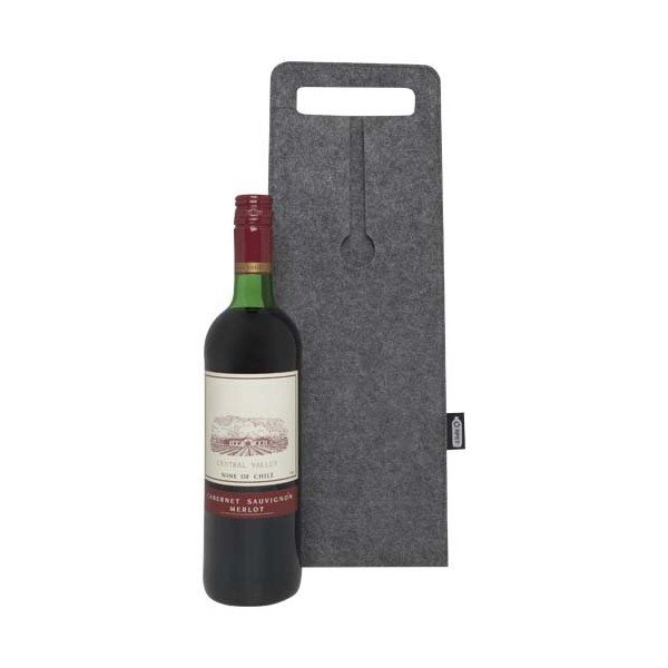 Sacchetto per bottiglia di vino in feltro...