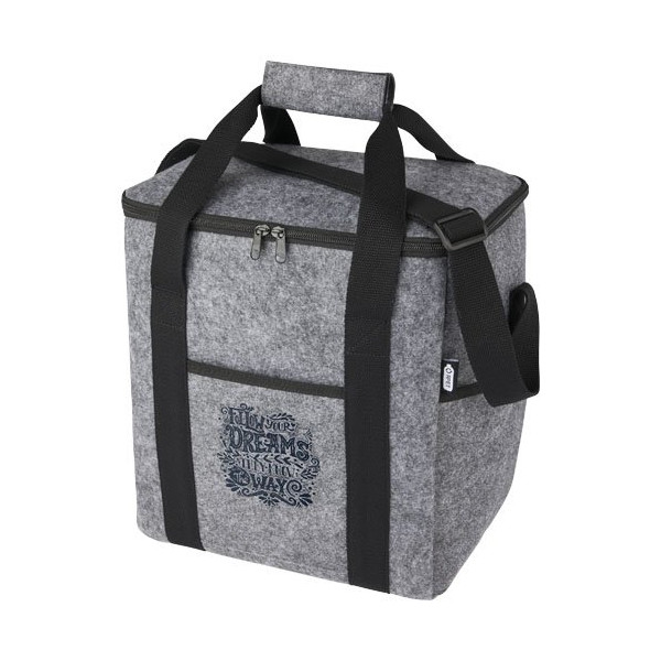 Borsa termica per bottiglie in feltro riciclato...