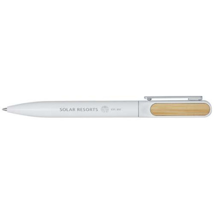 Penna a sfera in alluminio riciclato Blanca-inchiostro nero