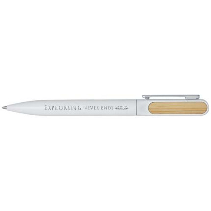 Penna a sfera in alluminio riciclato Blanca-inchiostro blu