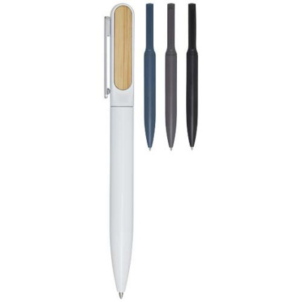 Penna a sfera in alluminio riciclato Blanca-inchiostro blu