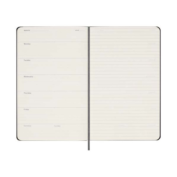Agenda settimanale formato L con copertina...