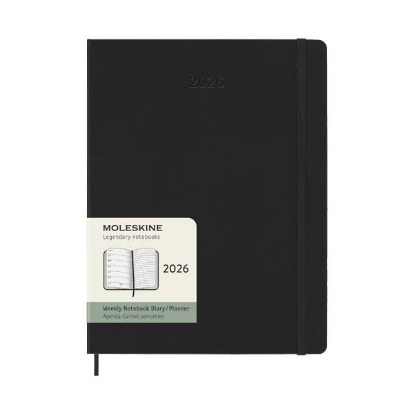 Agenda settimanale 12 mesi XL con copertina...