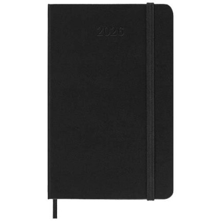Agenda giornaliera tascabile 12 mesi con copertina rigida Moleskine