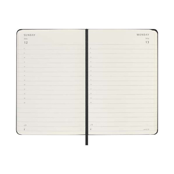 Agenda giornaliera tascabile 12 mesi con...