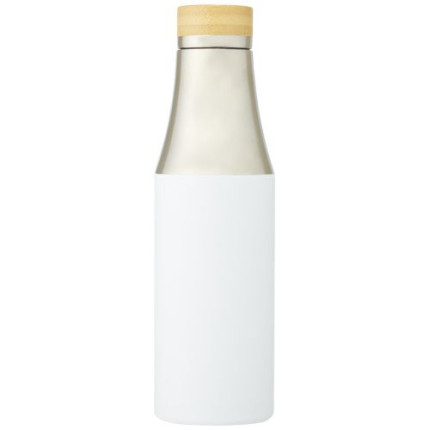 Borraccia termica in acciaio inossidabile con isolamento sottovuoto in rame e coperchio in bambù da 540 ml Hulan
