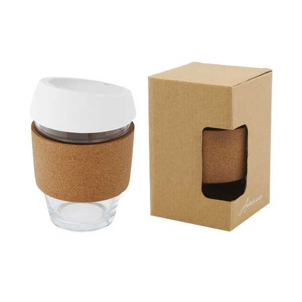 Bicchiere da 360 ml in vetro borosilicato con...