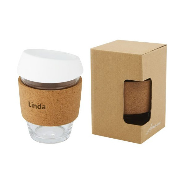 Bicchiere da 360 ml in vetro borosilicato con...