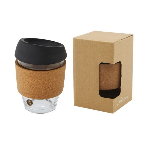 Bicchiere da 360 ml in vetro borosilicato con...