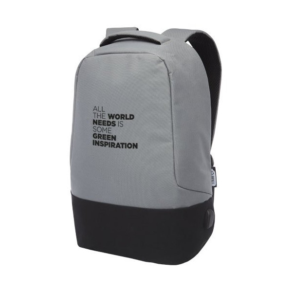 Zaino antifurto in RPET certificato GRS Cover -...
