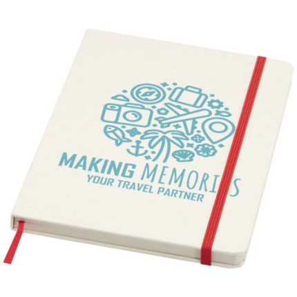 Blocco note formato A5 a righe in carta riciclata Bass