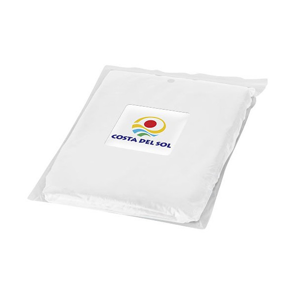 Poncho impermeabile monouso Ziva con custodia
