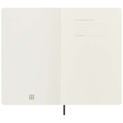 Blocco note con copertina morbida formato L - a righe Moleskine 100% VEGEA® Boa