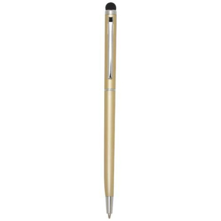 Penna a sfera in alluminio con stylus Ore-inchiostro blu