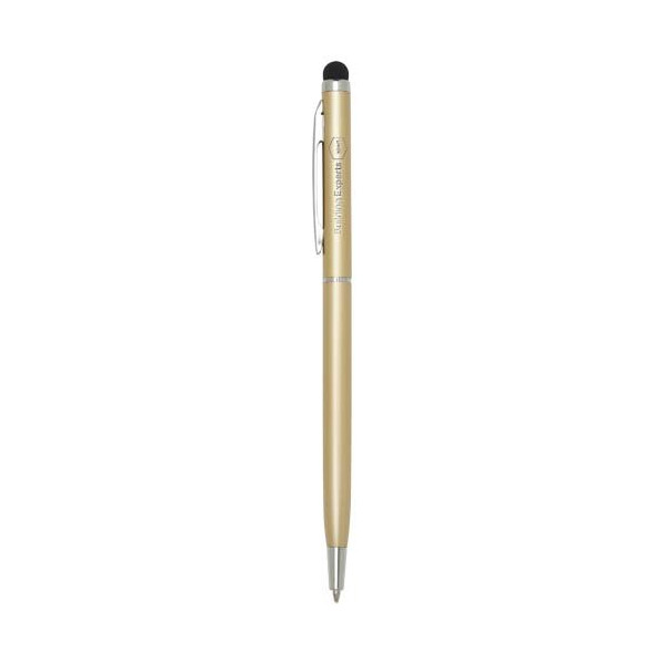 Penna a sfera in alluminio con stylus...