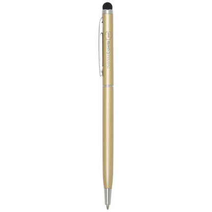 Penna a sfera in alluminio con stylus Ore-inchiostro blu