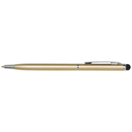 Penna a sfera in alluminio con stylus Ore-inchiostro blu