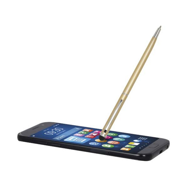 Penna a sfera in alluminio con stylus...