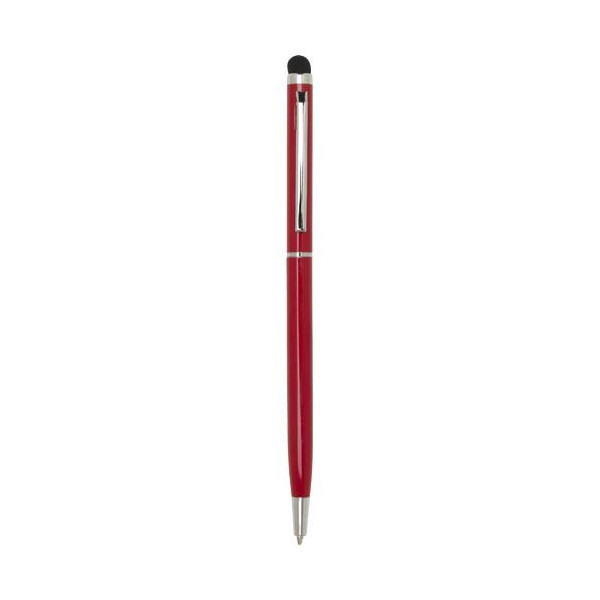 Penna a sfera in alluminio con stylus...