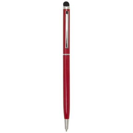 Penna a sfera in alluminio con stylus Ore-inchiostro blu