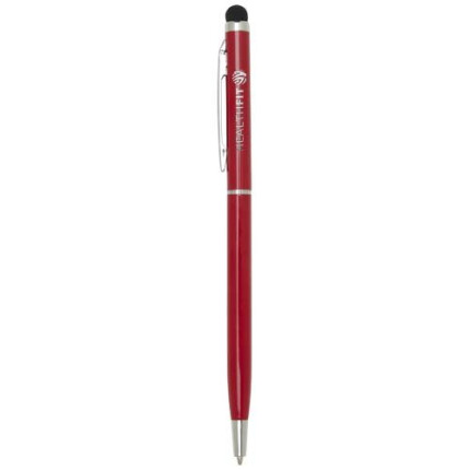 Penna a sfera in alluminio con stylus Ore-inchiostro blu