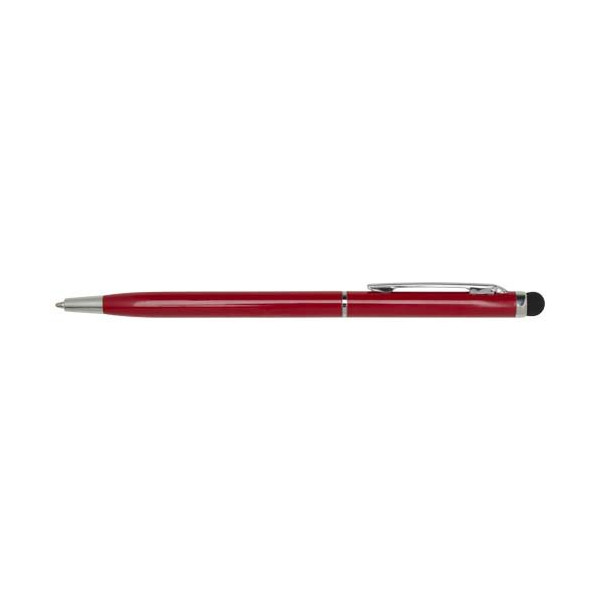 Penna a sfera in alluminio con stylus...