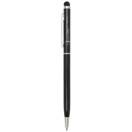 Penna a sfera in alluminio con stylus Ore-inchiostro blu