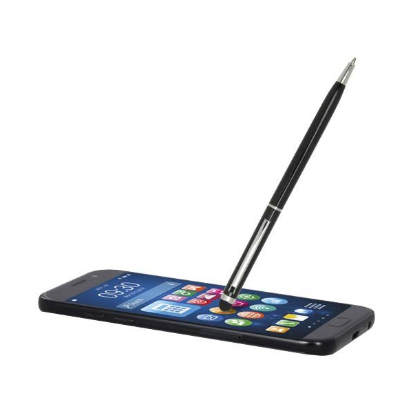 Penna a sfera in alluminio con stylus...
