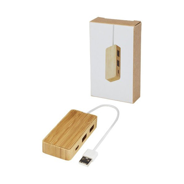 Hub USB in bambù Tapas