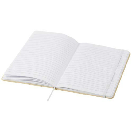Blocco note formato A5 con copertina rigida di cartone riciclato Nelida