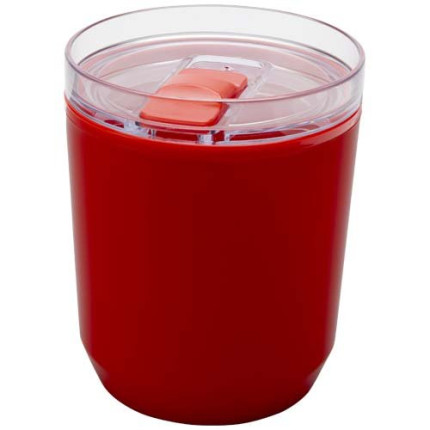 Bicchiere a doppia parete in plastica riciclata da 180 ml Hudson