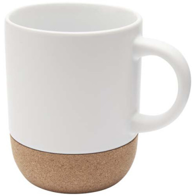 Tazza in ceramica con dettagli in sughero e finitura...