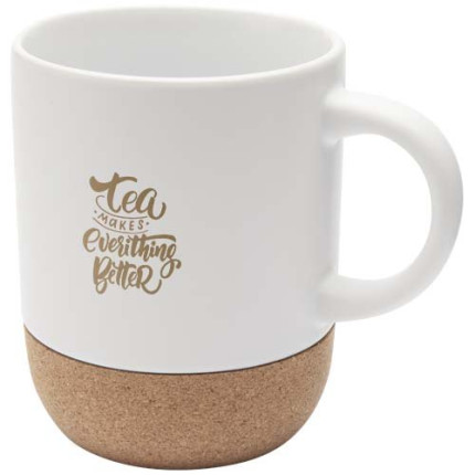 Tazza in ceramica con dettagli in sughero e finitura opaca da 300 ml Billie