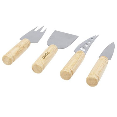 Set per formaggio Cheds da 4 pezzi in bambù 2