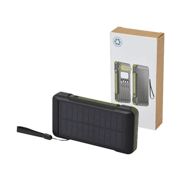 Power bank a dinamo solare in plastica...