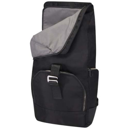 Zaino per portatile da 15,6" in materiale riciclato certificato GRS con chiusura arrotolabile Rhine - 18L