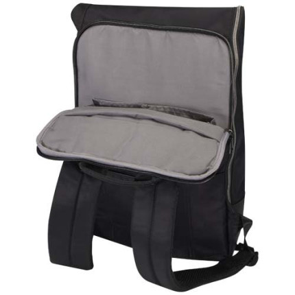 Zaino per portatile da 15,6" in materiale riciclato certificato GRS con chiusura arrotolabile Rhine - 18L