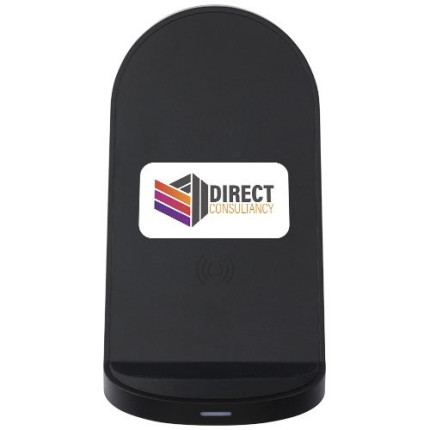 Stazione di ricarica in plastica riciclata RCS a doppia bobina da 15 W Loop