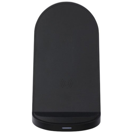 Stazione di ricarica in plastica riciclata RCS a doppia bobina da 15 W Loop