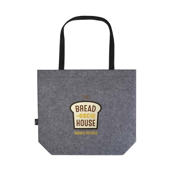 Tote bag a soffietto in feltro riciclato...