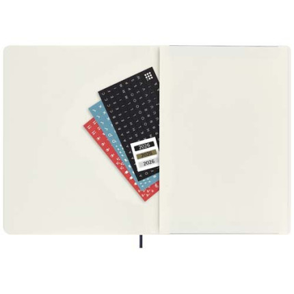 Blocco note 12 mesi formato XL con copertina morbida Moleskine