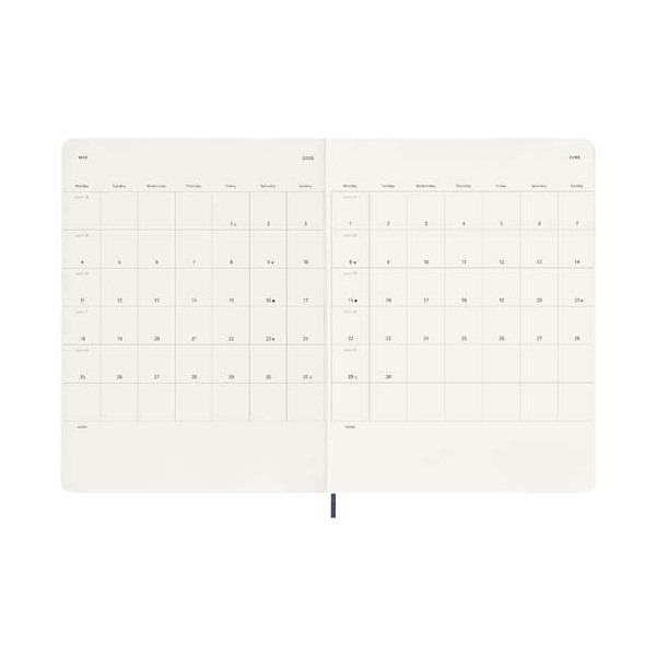 Blocco note 12 mesi formato XL con copertina...