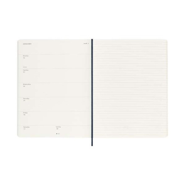 Blocco note 12 mesi formato XL con copertina...