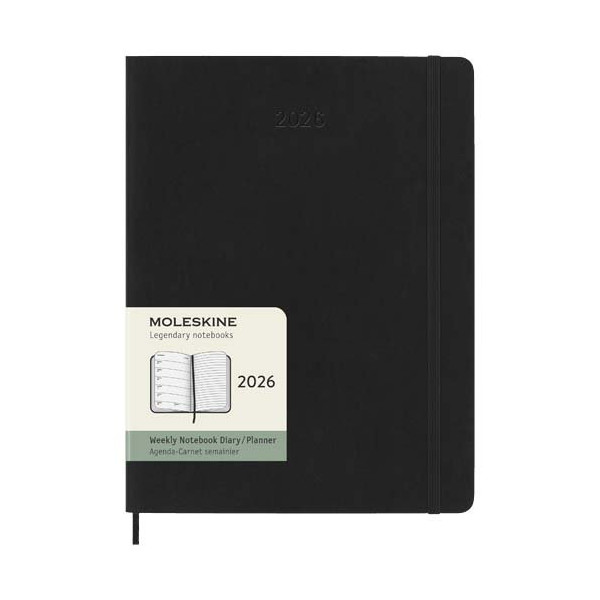Blocco note 12 mesi formato XL con copertina...