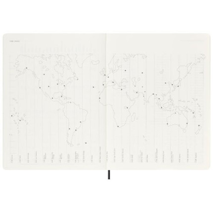 Blocco note 12 mesi formato XL con copertina morbida Moleskine