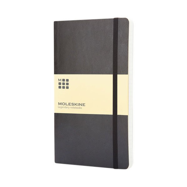 Blocco note con copertina morbida - a quadretti...