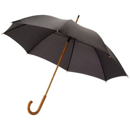 Ombrello Jova da 23" con manico e asta in legno