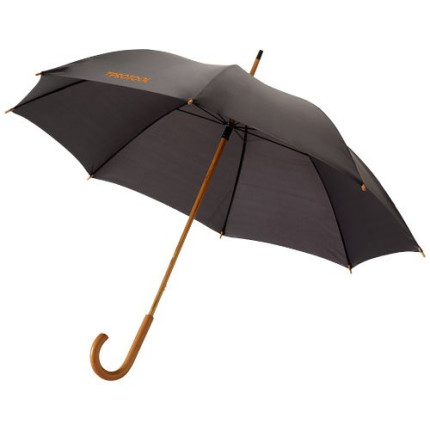 Ombrello Jova da 23" con manico e asta in legno